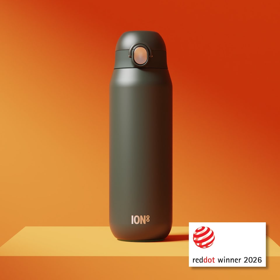 image 1 of ION8 REVIVE Insulated Steel Water Bottle, Dual Tone, 720ml / 24oz