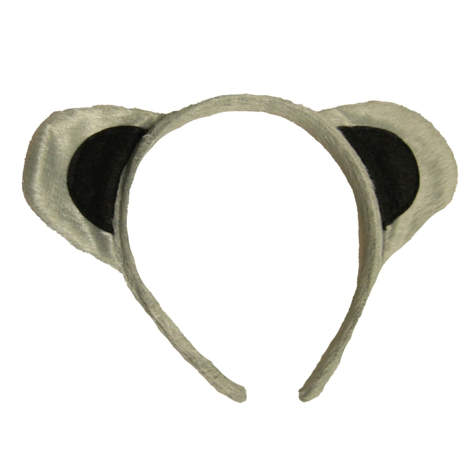 image 1 of Bristol Novelty Animal Ears - Grey - One Size One Size