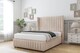 image 2 of Sloomy Marlborough Sand Naples Divan Bed With Mattress 2 Drawers Footend With 54" Wingback Headboard & 12" Matching Footboard 6' Super King | Cream | Sand | Super King | 1