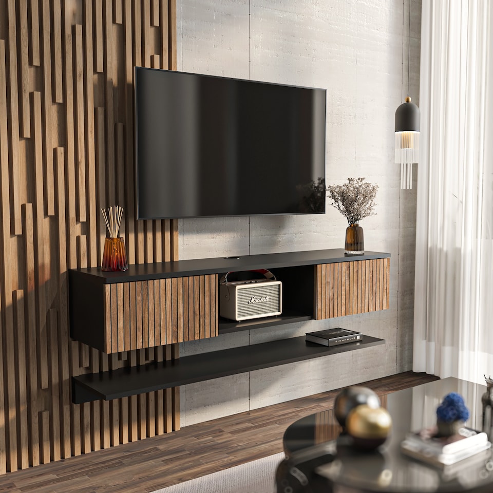 image 1 of Decorotika Elia Floating TV Unit for TVs up to 60 inch