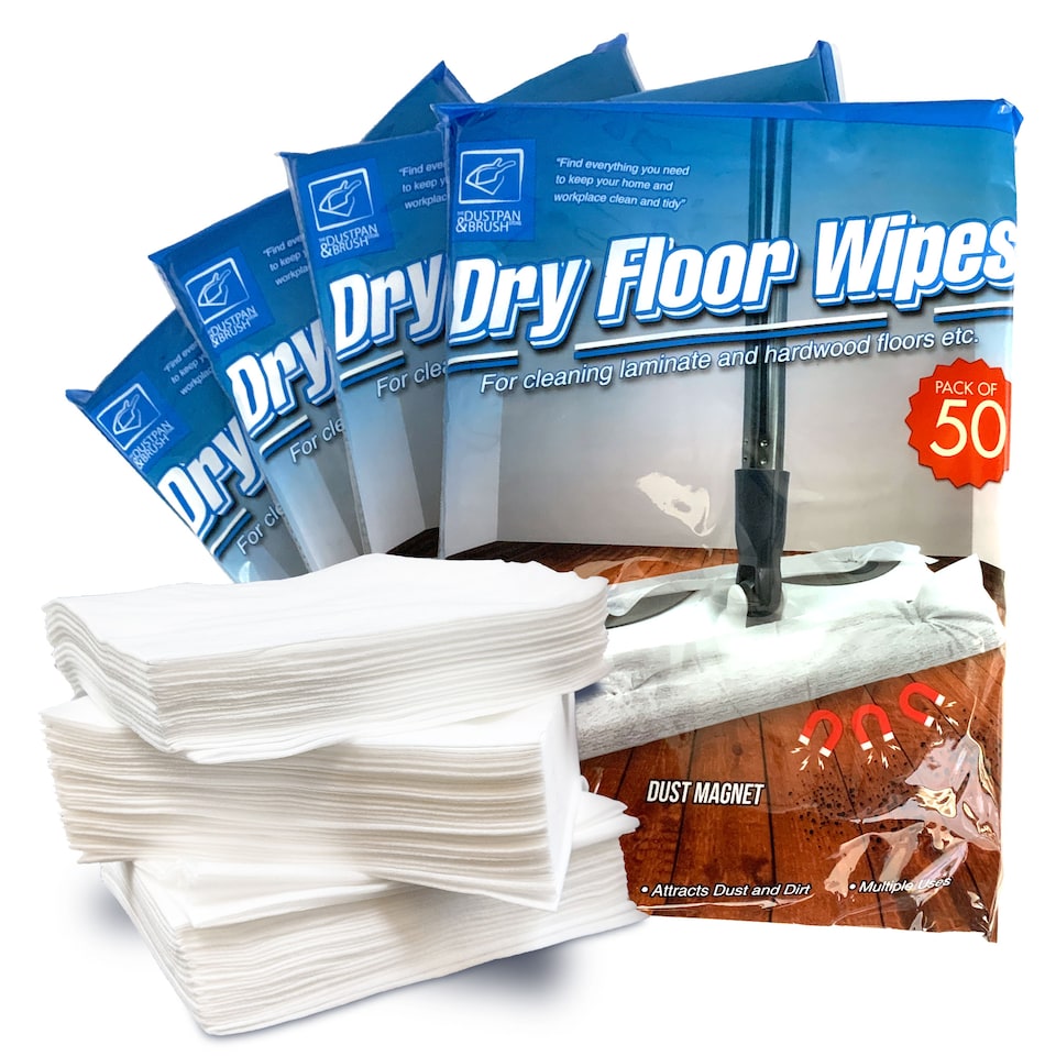 image 1 of Dry Floor Cleaning Wipes for Static Floor Mops Compatible with Flash Mop
