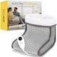 image 1 of MONHOUSE Electric Foot Warmer - Cold Feet Warmers for Home Use - Soft and Breathable Heating Pad - Relaxing Comfort Heat Therapy - Heated Foot Mat - Grey