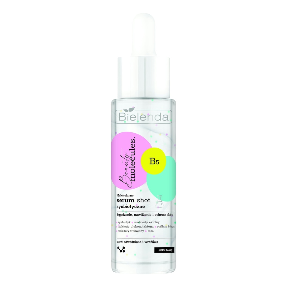 image 1 of Bielenda Beauty Molecules Molecular Synbiotic Serum Shot for Dehydrated and Sensitive Skin 30g