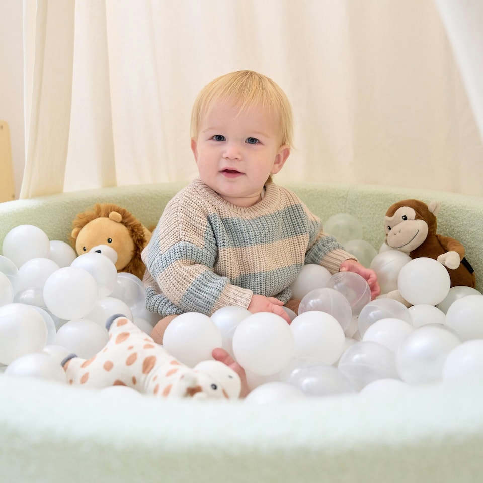 image 1 of Tutti Bambini Bola Baby Ball Pit - Sea Mist Green