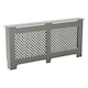 image 4 of Vida Designs Oxford Radiator Cover Painted MDF Cabinet, Grey, 172cm