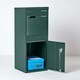 image 6 of SMART PARCEL BOX® Large Front & Rear Access Green Green