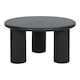 image 1 of Side table Home ESPRIT Black Metal 75 x 75 x 40 cm N/A