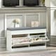 image 5 of Shoe Storage Bench With Cushioned Seat White White