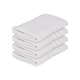 image 1 of Nicola Spring Cotton Wash Cloths - 30cm x 30cm - White - Pack of 4