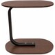image 1 of MantraRaj Side Table for Sofa & Bed Small Snack Coffee Table Compact Couch Sofa Side Table Brown