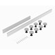 image 1 of Shower Tray Leg Set - White - For 1100mm-1200mm Rectangular Resin Trays