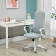 image 2 of Vinsetto High-Back Home Office Chair Height Adjustable Elastic Desk Chair Grey