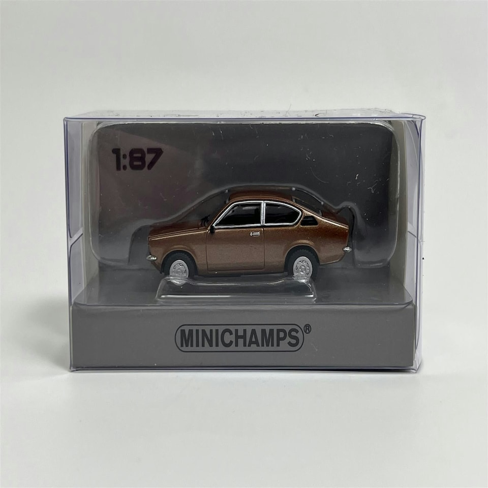image 1 of Opel Kadett Coupe 1973 Copper Metallic 1:87 Scale Minichamps 870040124