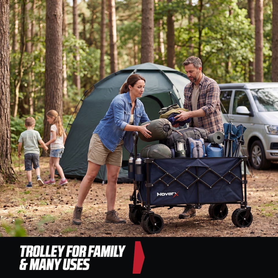 image 1 of MoverX 200L/150kg Premium Camping Trolley / Festival Wagon