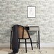 image 3 of Downtown Brick Wallpaper in Blush Multi