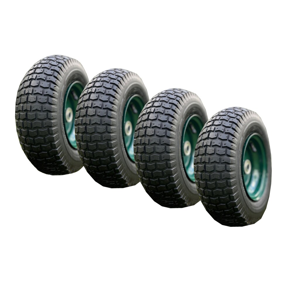 image 1 of Garden Trolley Replacement Wheels (12 Inch - 30cm) - Pack of 4