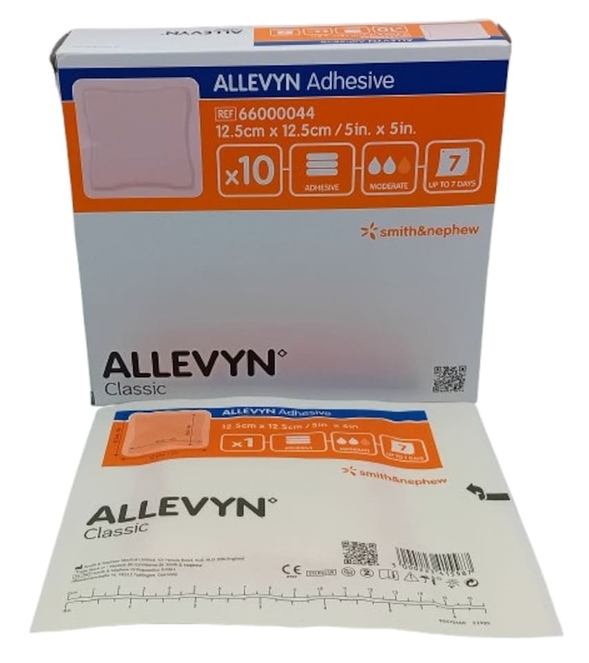 image 1 of Allevyn Adhesive Foam Dressings 12.5x12.5 Box of 10