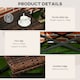 image 5 of Outsunny PE Wicker Outdoor Coffee Table, Rattan Side Table w/ Plastic Board