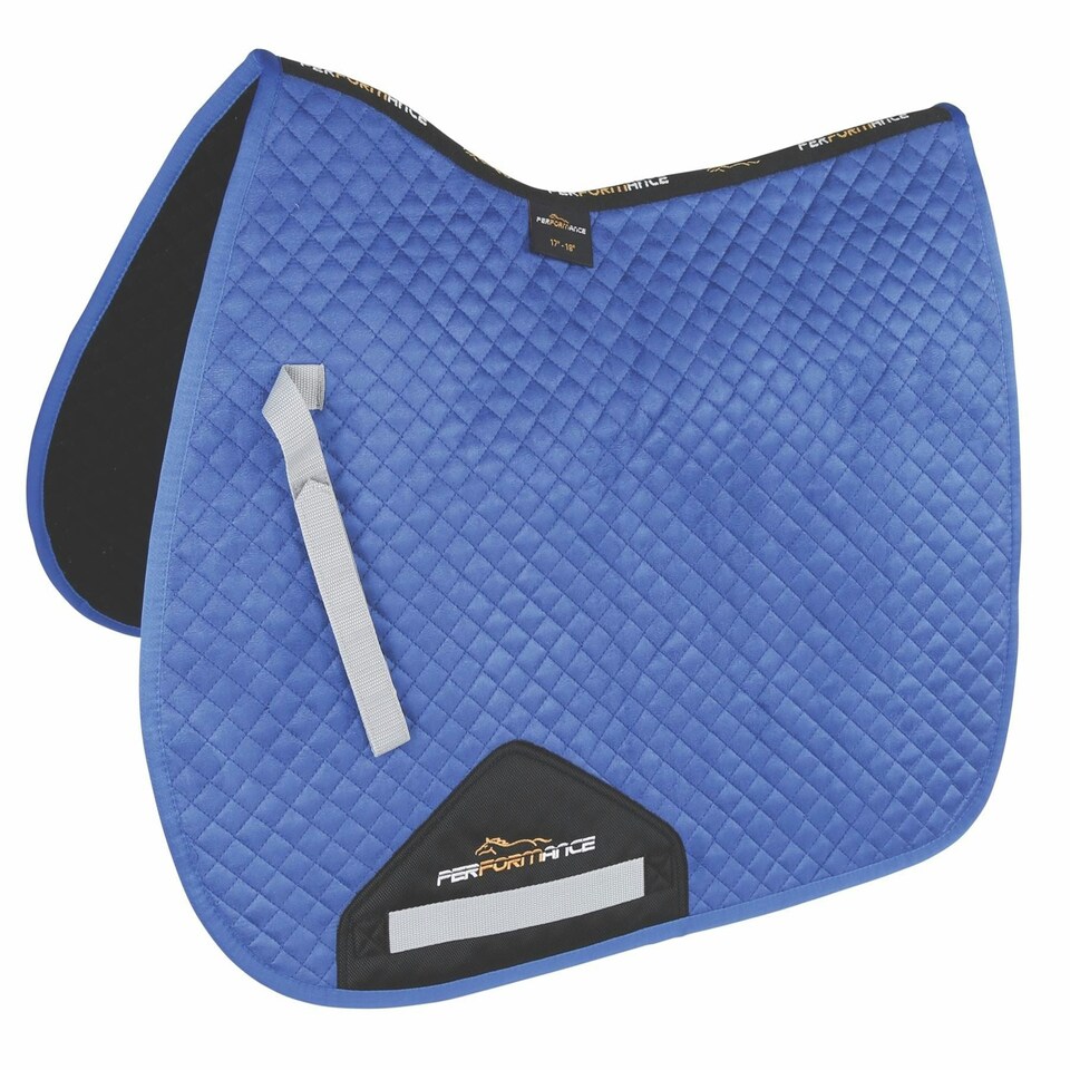 image 1 of Shires Performance Suede Saddlecloth White | Size: 17-18 Inch
Colour: White