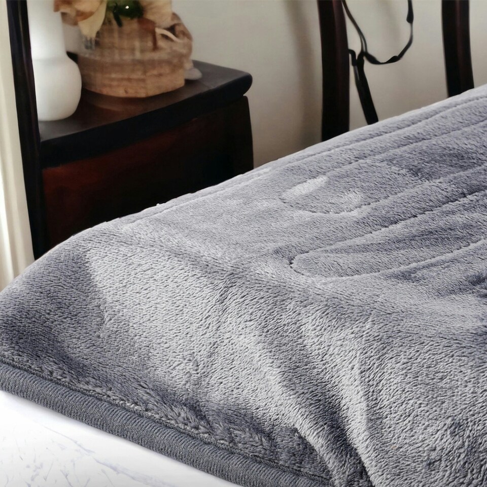image 1 of GEEPAS Electric Blanket 130 x 180 cm - Grey Grey