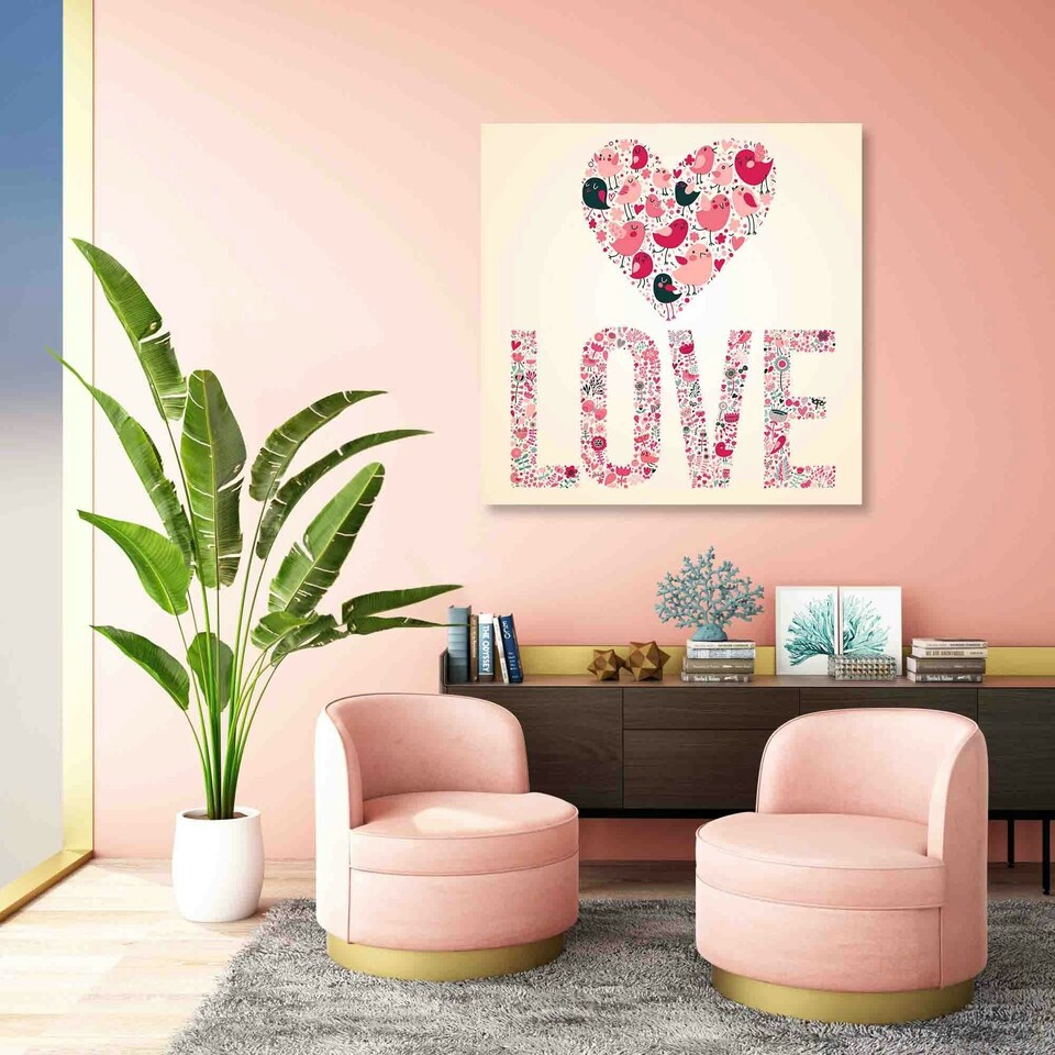 image 1 of Concept romantic (Canvas Print) 45cm x 45cm