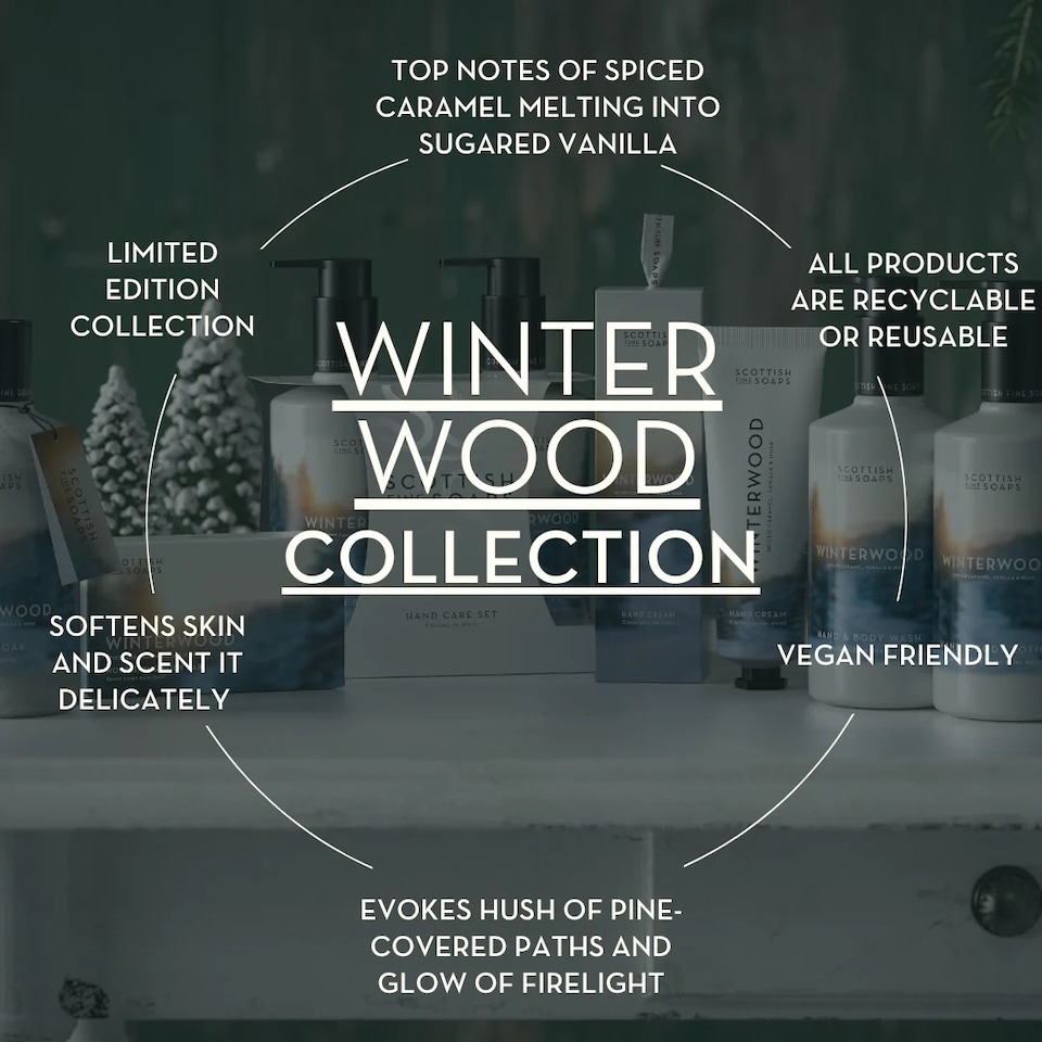 image 1 of Scottish Fine Soaps Winterwood Hand Cream 30ml