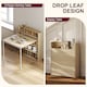image 3 of HOMCOM Folding Dining Table, Kitchen Table with Shelves