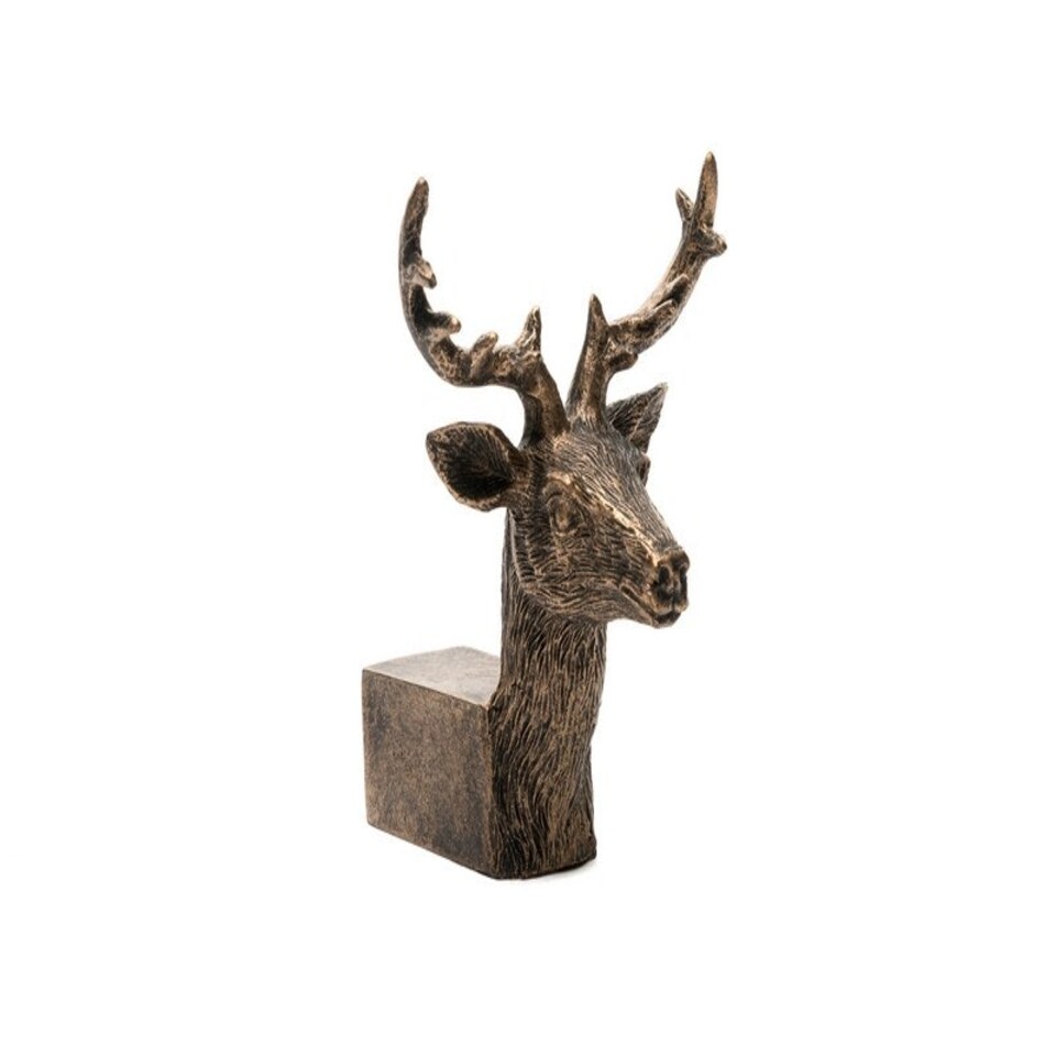 image 1 of Stag Plant Pot Feet - Set of 3 - L4.5 x W5.5 x H7.5 cm Brown