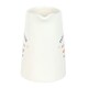 image 2 of Something Different Farm Fresh Carrot Patch Ceramic Flower Jug - White/Green - One Size