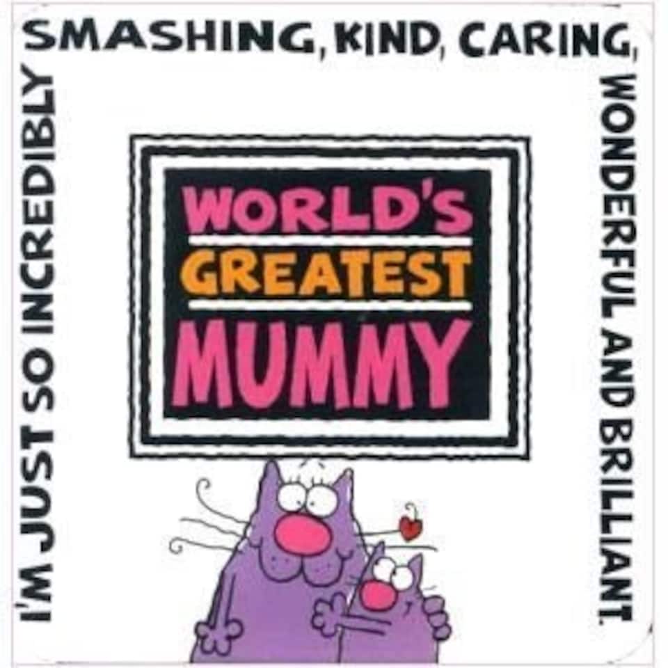 image 1 of Worlds Greatest Mummy Coffee/Tea Mug Coaster