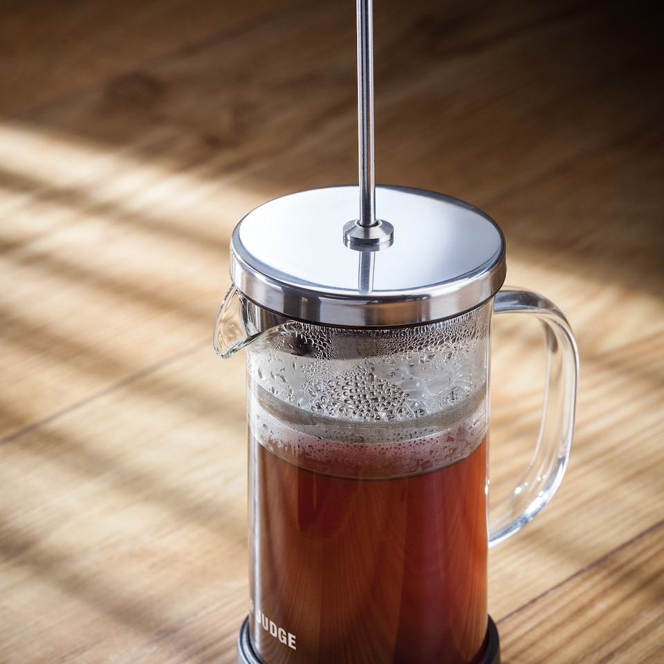 image 1 of Judge Glass Cafetiere 3 Cup Coffee Maker 350ml Clear