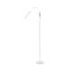 image 1 of ValueLights Daylight Dimmable Gloss White Floor Lamp and Integrated LED 12W White Mix 6000K Bulb | White