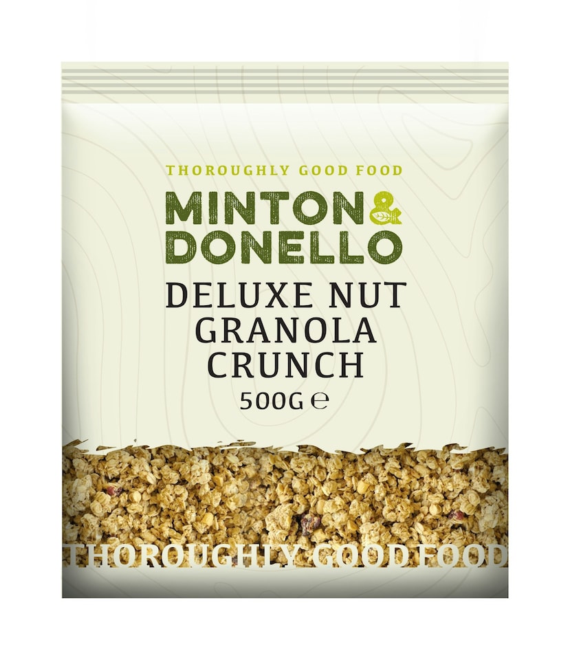 image 1 of Minton & Donello Deluxe Nut Granola Crunch 6 x 500g