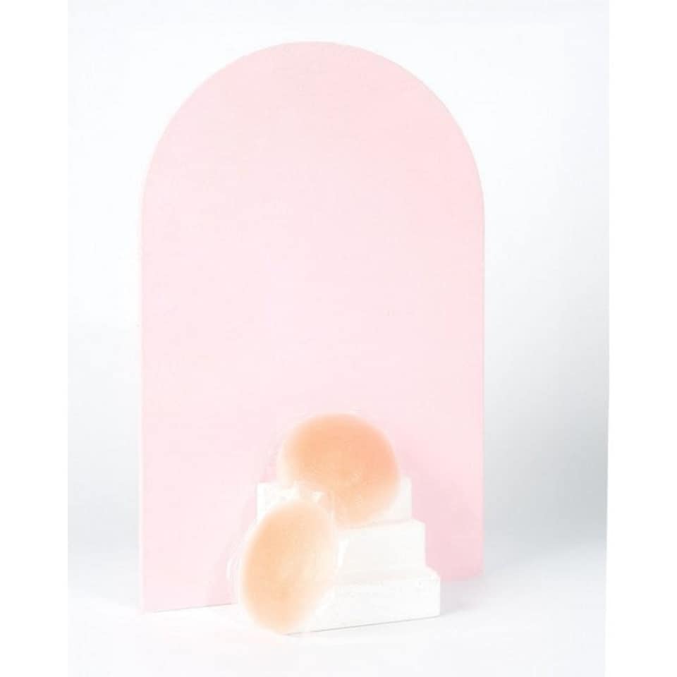 image 1 of Brushworks Reusable Silicone Nipple Covers Shade 3.0 - Caramel