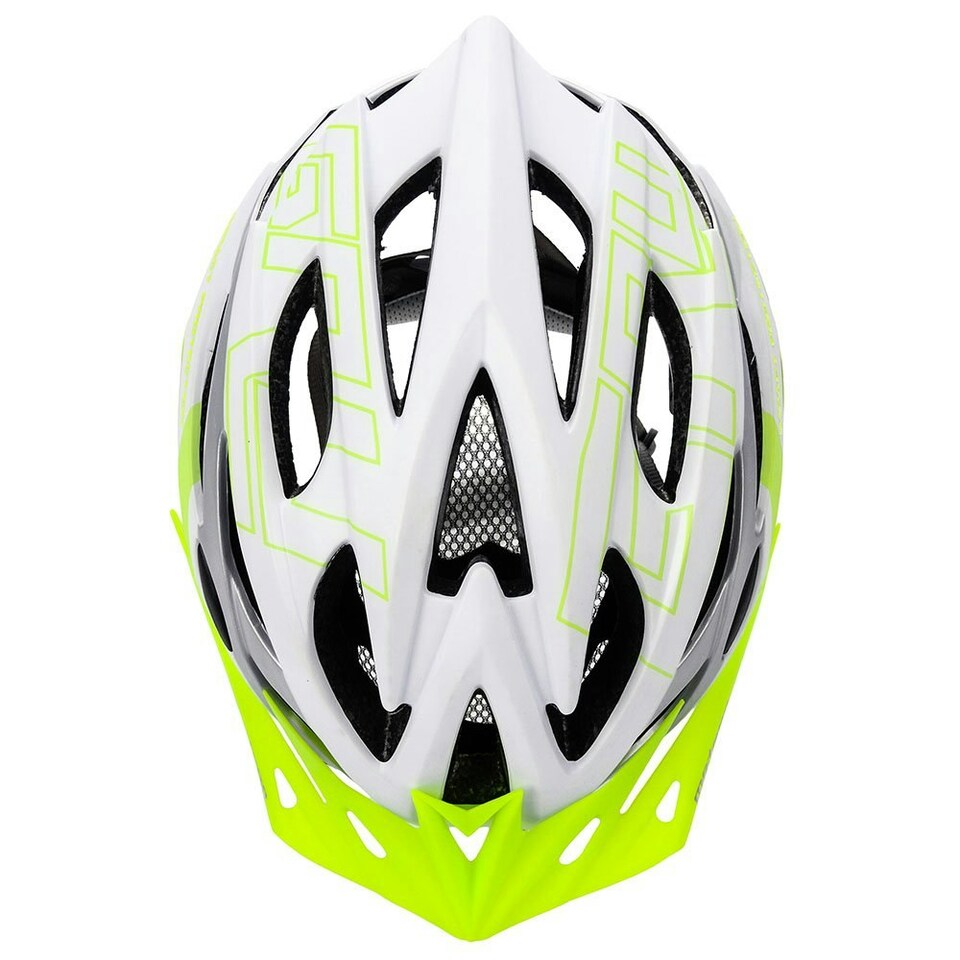 image 1 of Meteor Cycle Helmet Gruver MTB Bike Skateboard Scooter Safety Gear Green | White-Green | L