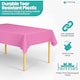 image 3 of Disposable Plastic Table Cover, Table Liner - 54" x 108"