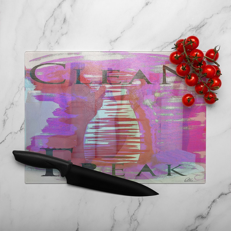 image 1 of Clean Freak Glass Chopping Board | Multi