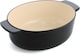 image 5 of KitchenAid Cast Iron Casserole Dish, Non-Stick 30cm, 5.6L Cooking Pot with Lid, Onyx Black