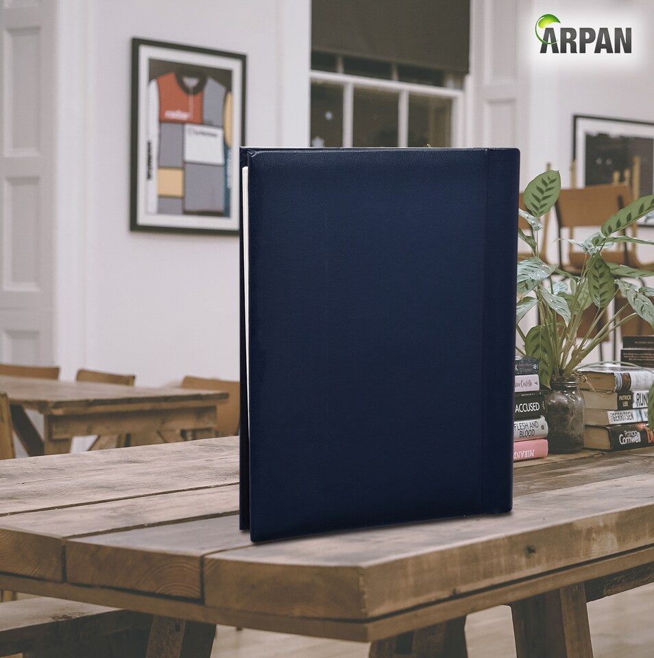 image 1 of ARPAN Self Adhesive Spiral Ring Binding Photo Album – 36 Sheets / 72 Sides – Large Sticky Page Scrapbook Memory Album for Photos, Keepsakes & Special Occasions