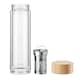 image 2 of MidOcean Batami Glass Double Wall 400ml Water Bottle - Transparent - One Size Clear | One Size