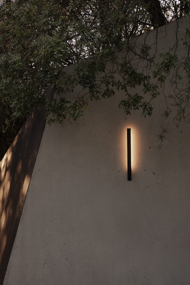 image 1 of Lime 60cm LED Outdoor Modern Wall Lamp Black IP65 2700/ 3000/ 4000K