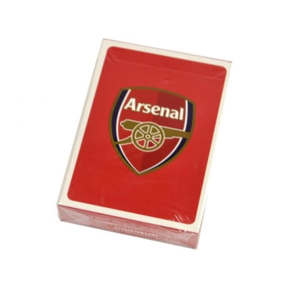 image 1 of Arsenal FC Playing Card Deck - Red/White - One Size