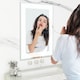 image 3 of COSTWAY Bathroom  Vanity Mirror Wall Mirror 3 Colors LED Lights