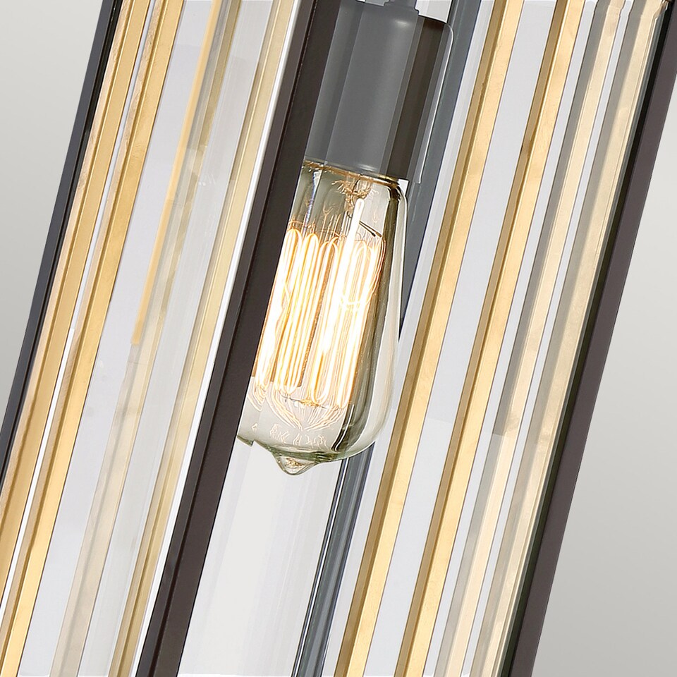 image 1 of Goldenrod 1 Light Medium Chain Lantern - Bronze Finish, E27