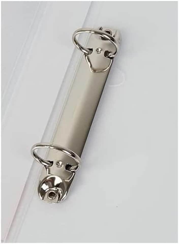 image 1 of Frosted A4 25mm Capacity Clear 2 Ring Binder