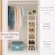 image 4 of Neo White 7 Tier Wooden Shoe Rack Slim Narrow Storage Cabinet Space-Saving Entryway Bedroom Wardrobe | White
