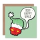 image 1 of Scary Skull Boo Xmas Christmas Card