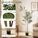 image 3 of HOMCOM 148 cm Decorative Artificial Plant, Silk Olive Tree with 553 Leaves