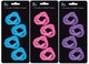 image 3 of Pack of 4 Novelty Knotted Erasers - Assorted Colours