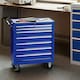 image 2 of Tool Chest - 7 drawers, 4 wheels, central locking Blue | Blue